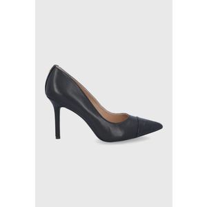 Kožené topánky Chelsea Lauren Ralph Lauren čierna farba vyobraziť