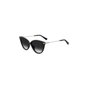 Slnečné okuliare Moschino dámske, čierna farba vyobraziť
