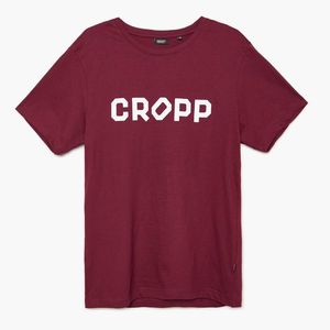 Cropp - Tričko s potlačou Cropp - Bordový vyobraziť