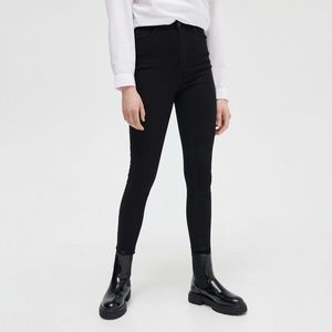 Cropp - Džínsy s vysokým pásom - Čierna vyobraziť