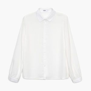 Cropp - Košeľa s ozdobnými manžetami - Biela vyobraziť