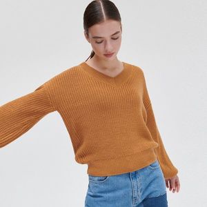 Cropp - Úpletový sveter - Hnědá vyobraziť