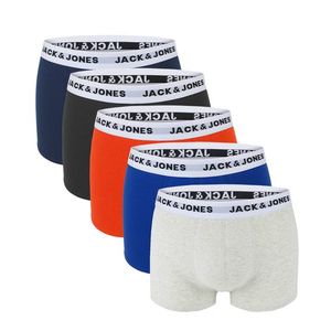 JACK & JONES - 5PACK white waistband boxerky z organickej bavlny -XL (94-99 cm) vyobraziť