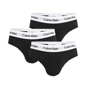 CALVIN KLEIN - 3PACK Cotton stretch čierne slipy z organickej bavlny-XL (101-106 cm) vyobraziť