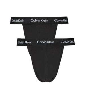 CALVIN KLEIN - 2PACK cotton stretch black pánske tangá z organickej bavlny-XL (101-106 cm) vyobraziť