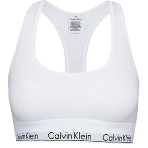 Calvin Klein - Bralette Cotton Stretch biela-L vyobraziť
