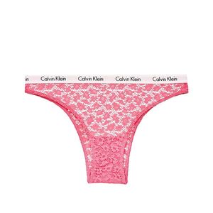 CALVIN KLEIN - carousel pink čipkované brazilky - special limited edition-XL vyobraziť