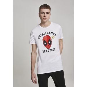 MERCHCODE Pánske tričko Deadpool Chimichanga Tee Farba: white, Veľkosť: L vyobraziť