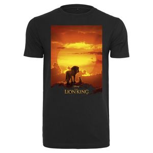 Pánske tričko MERCHCODE Lion King Sunset Tee Farba: black, Veľkosť: M vyobraziť