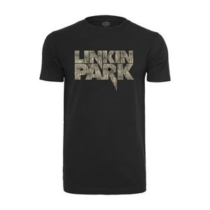 Pánske tričko MERCHCODE Linkin Park Distressed Logo Tee Farba: black, Veľkosť: S vyobraziť