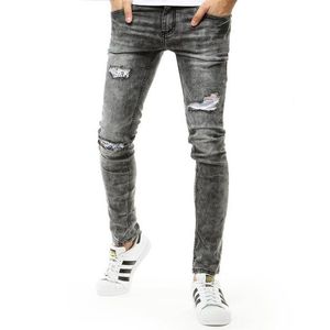Jedinečné tmavo-sivé džínsové nohavice UX2666 skl.20 vyobraziť