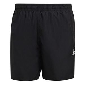 Čierne pánske plavecké šortky Adidas Short Length Solid Swim vyobraziť
