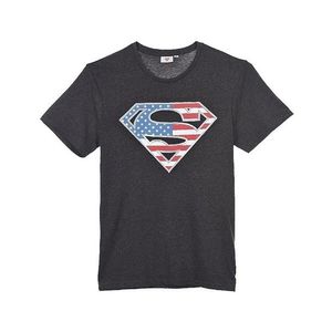 Tmavo sivé tričko superman vyobraziť