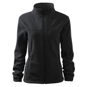 Adler (MALFINI) Dámska fleecová mikina Jacket - Ebony gray | L vyobraziť