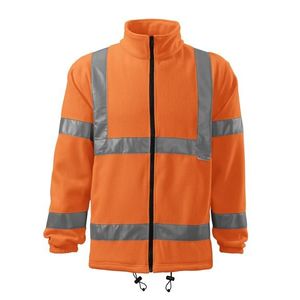 Adler (MALFINI) Reflexná fleecová bunda HV Fleece Jacket - Reflexní oranžová | L vyobraziť