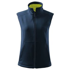 Adler (MALFINI) Dámska softshellová vesta Vision - Námořní modrá | L vyobraziť