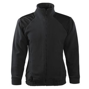 Adler (MALFINI) Fleecová mikina Jacket Hi-Q - Ebony gray | L vyobraziť