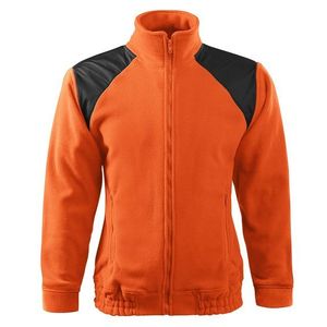 Adler (MALFINI) Fleecová mikina Jacket Hi-Q - Oranžová | L vyobraziť