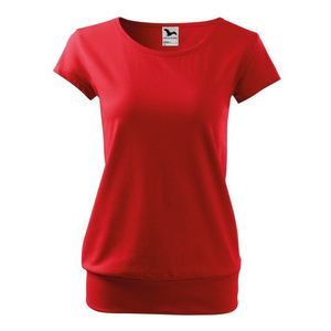 Adler (MALFINI) Dámske tričko City - Červená | L vyobraziť