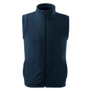 Adler (MALFINI) Fleecová vesta Next - Námořní modrá | L vyobraziť
