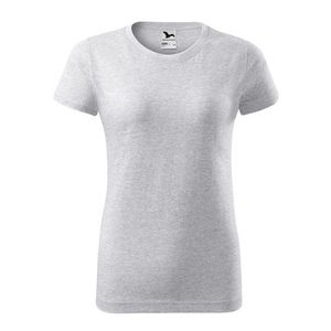 Adler (MALFINI) Dámske tričko Basic - Světle šedý melír | L vyobraziť