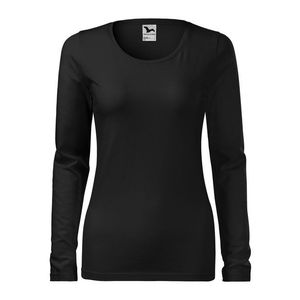 Adler (MALFINI) Dámske tričko s dlhým rukávom Slim - Černá | L vyobraziť