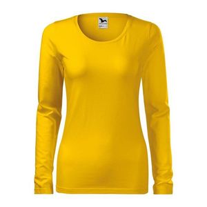 Adler (MALFINI) Dámske tričko s dlhým rukávom Slim - Žlutá | L vyobraziť