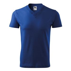 Adler (MALFINI) Tričko V-neck - Královská modrá | L vyobraziť