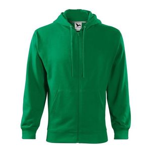 Adler (MALFINI) Pánska mikina Trendy Zipper - Středně zelená | L vyobraziť