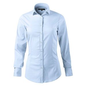 Adler (MALFINI) Dámska košeľa s dlhým rukávom Dynamic - Světle modrá | L vyobraziť