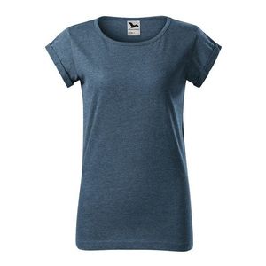 Adler (MALFINI) Dámske tričko Fusion - Tmavý denim melír | L vyobraziť