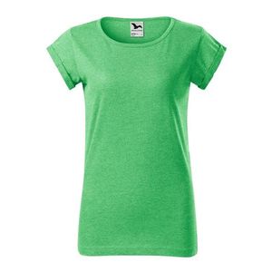 Adler (MALFINI) Dámske tričko Fusion - Zelený melír | L vyobraziť