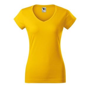 Adler (MALFINI) Dámske tričko Fit V-neck - Žlutá | M vyobraziť