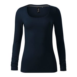 Adler (MALFINI) Dámske tričko s dlhým rukávom Brave - Námořní modrá | L vyobraziť