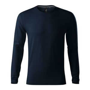 Adler (MALFINI) Pánske tričko s dlhým rukávom Brave - Námořní modrá | L vyobraziť