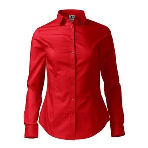 Adler (MALFINI) Dámska košeľa s dlhým rukávom Style - Červená | L vyobraziť
