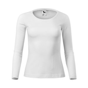 Adler (MALFINI) Dámske tričko s dlhým rukávom Fit-T Long Sleeve - Bílá | S vyobraziť