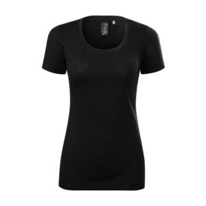 Adler (MALFINI) Dámske tričko Merino Rise - Černá | L vyobraziť