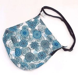 Chráněné dílny AVE Strážnice Plátená nákupná taška DAGMAR - modré mandaly vyobraziť