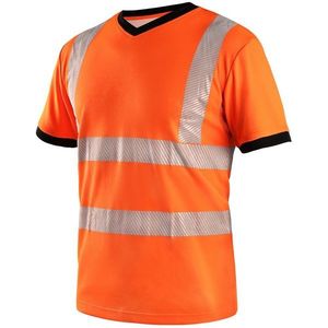 Canis Reflexné tričko CXS RIPON - Oranžová / černá | L vyobraziť