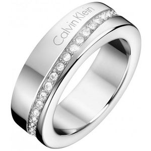 Calvin Klein Oceľový prsteň s kryštálmi Hook KJ06MR0402 50 mm vyobraziť
