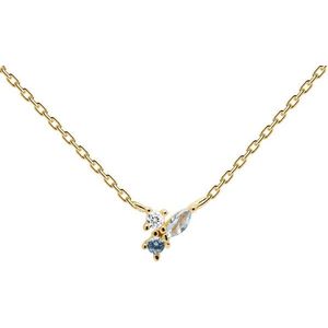 PDPAOLA Pozlátený náhrdelník zo striebra MIDNIGHT BLUE Gold CO01-176-U vyobraziť