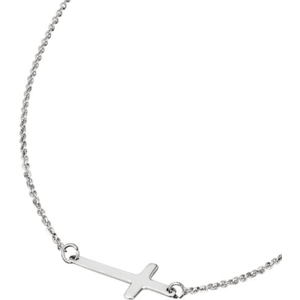 Lotus Silver Dizajnový strieborný náhrdelník s krížikom pre ženy LP1223-1 / 2 vyobraziť