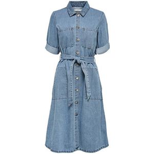 Jacqueline de Yong Dámske šaty JDYATHENA 15221228 Light Blue Denim 36 vyobraziť