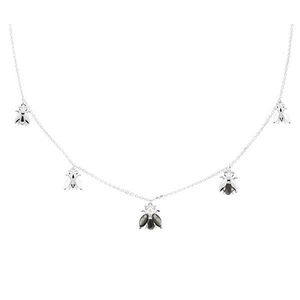 PDPAOLA Hravý strieborný náhrdelník s krásnymi včeličky LA BAMBA Silver CO02-201-U vyobraziť