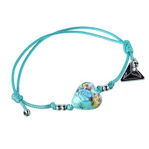 Lampglas Nádherný náramok Ice Flower s rýdzim striebrom v perle Lampglas BLH18 vyobraziť