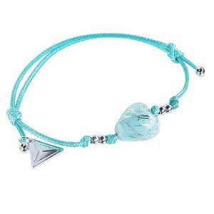 Lampglas Tyrkysový náramok Turquoise Caress s rýdzim striebrom v perle Lampglas BLH12 vyobraziť
