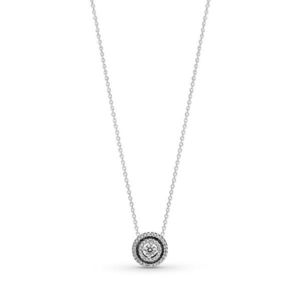 Pandora Krásny strieborný náhrdelník so zirkónmi 399414C01-45 (retiazka, prívesok) vyobraziť