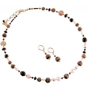 Lampglas Luxusná súprava šperkov z perál Lampglas Frozen Berries SET X1 (náhrdelník, náušnice) vyobraziť