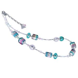 Lampglas Lákavý náhrdelník Sweet Cubes s rýdzim striebrom v perlách Lampglas NCU22 vyobraziť